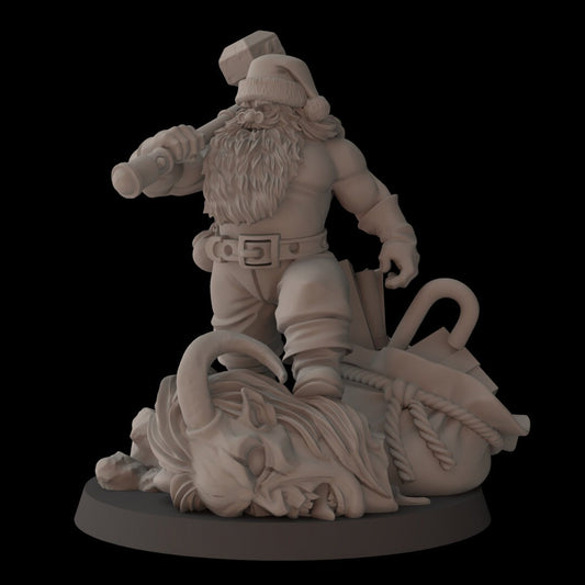 Dwarf Santa (Sculpted by Fantasy Cult Miniatures)