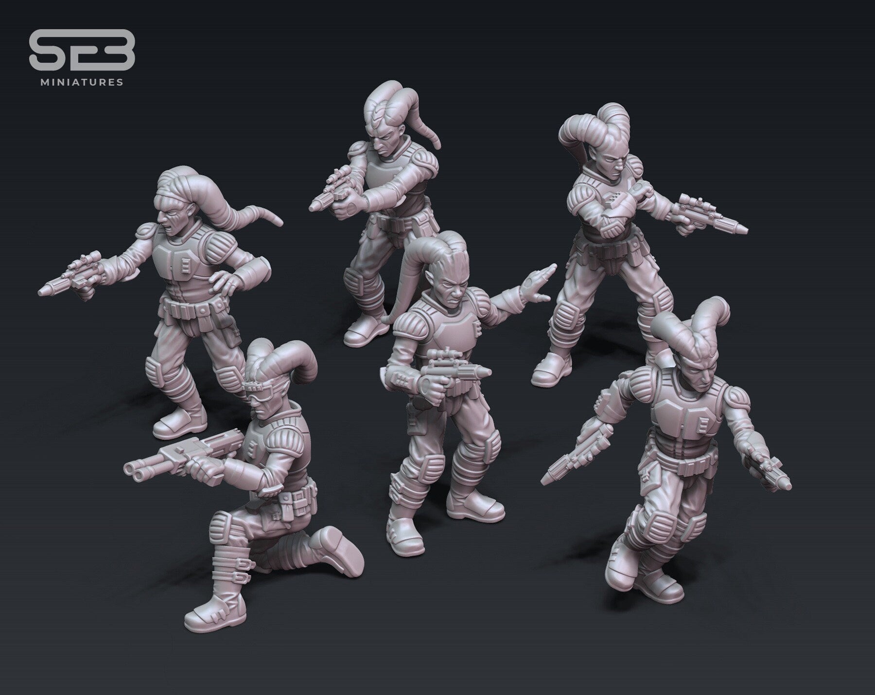 Freedom Fighter Pistoliers - set of 6 (Sculpted by Anvilrage Studios)