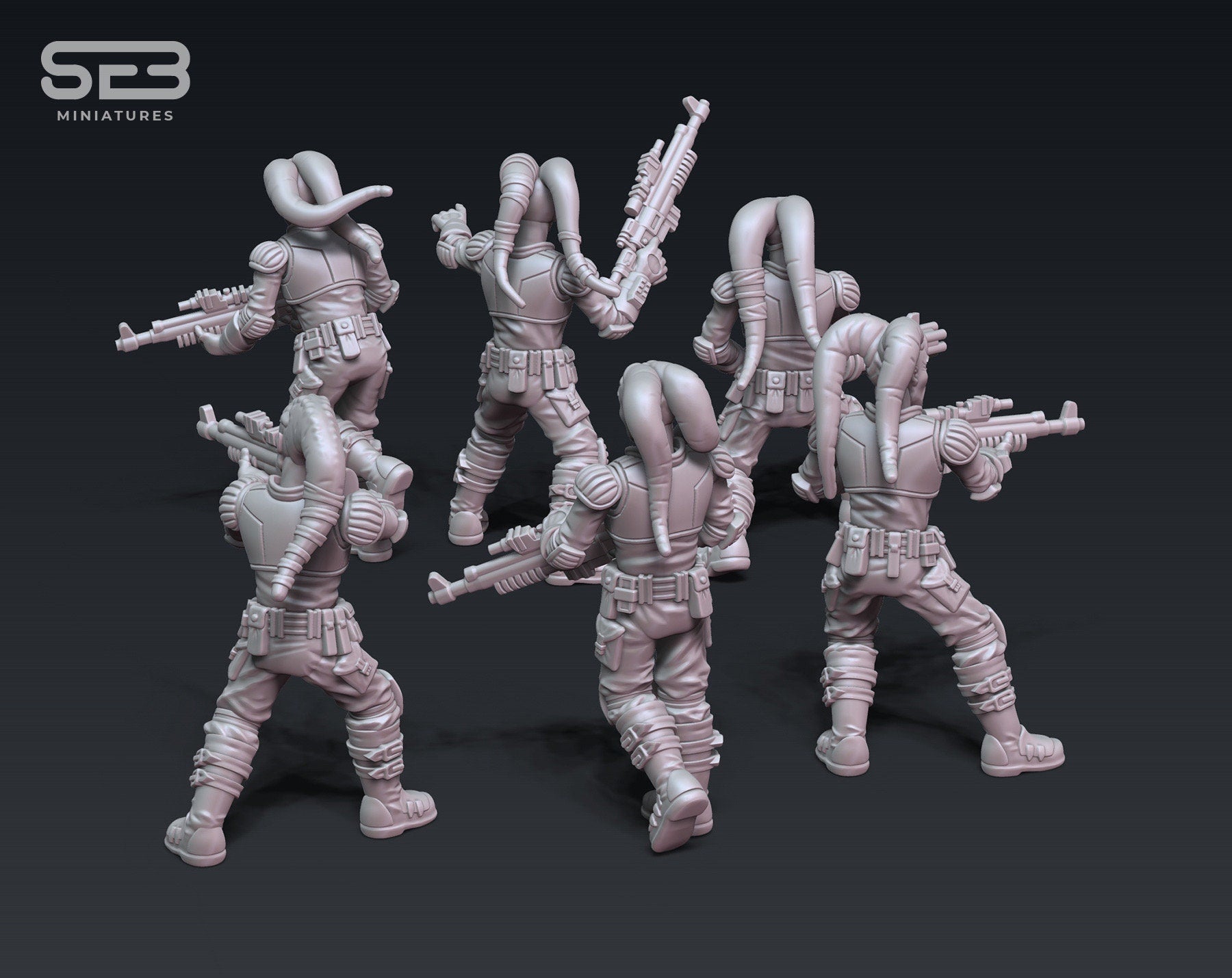 Freedom Fighter Carabiniers - set of 6 (Sculpted by Anvilrage Studios)