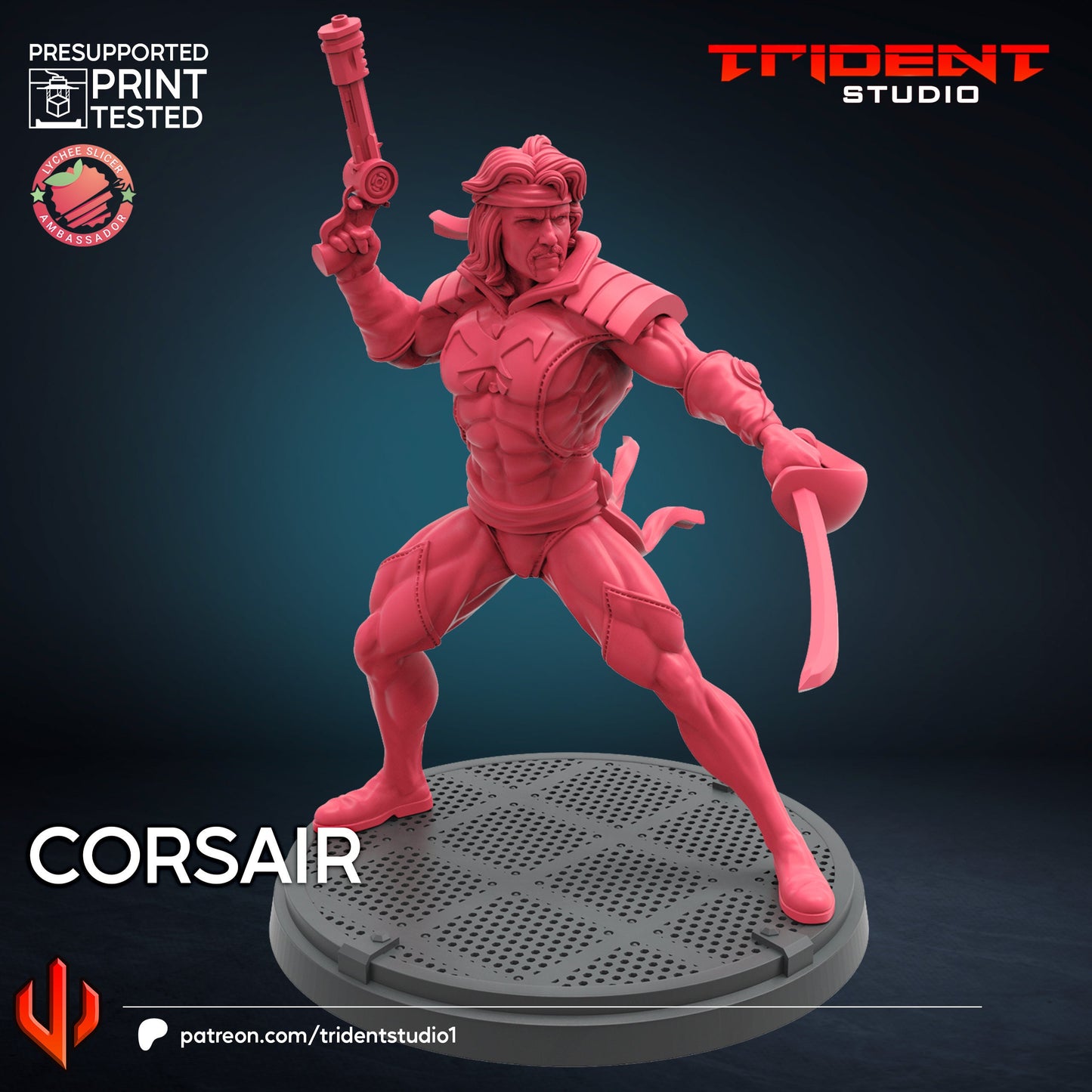 Corsair (Fan art sculpted by Trident Studio) (Crisis Protocol Proxy/Alternative)