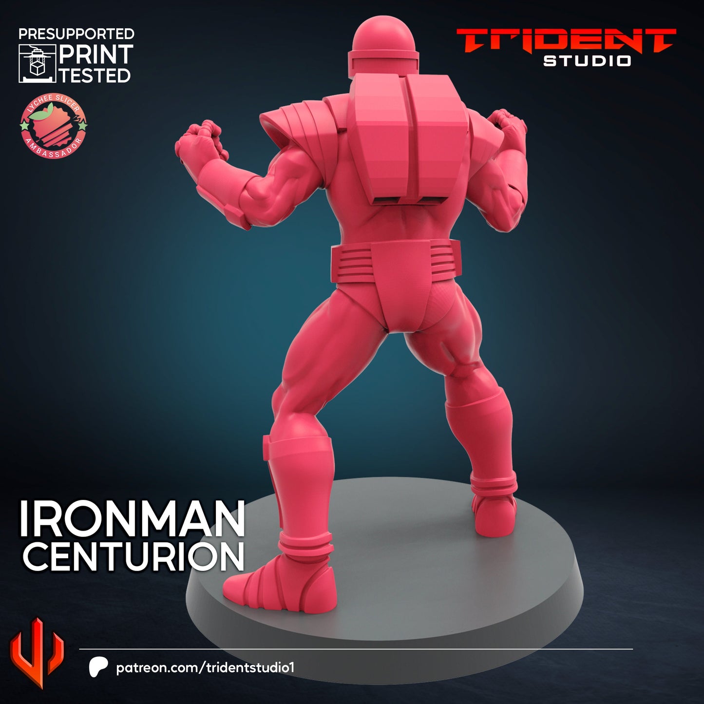 Iron Man - Centurion (Fan art sculpted by Trident Studio) (Crisis Protocol Proxy/Alternative)