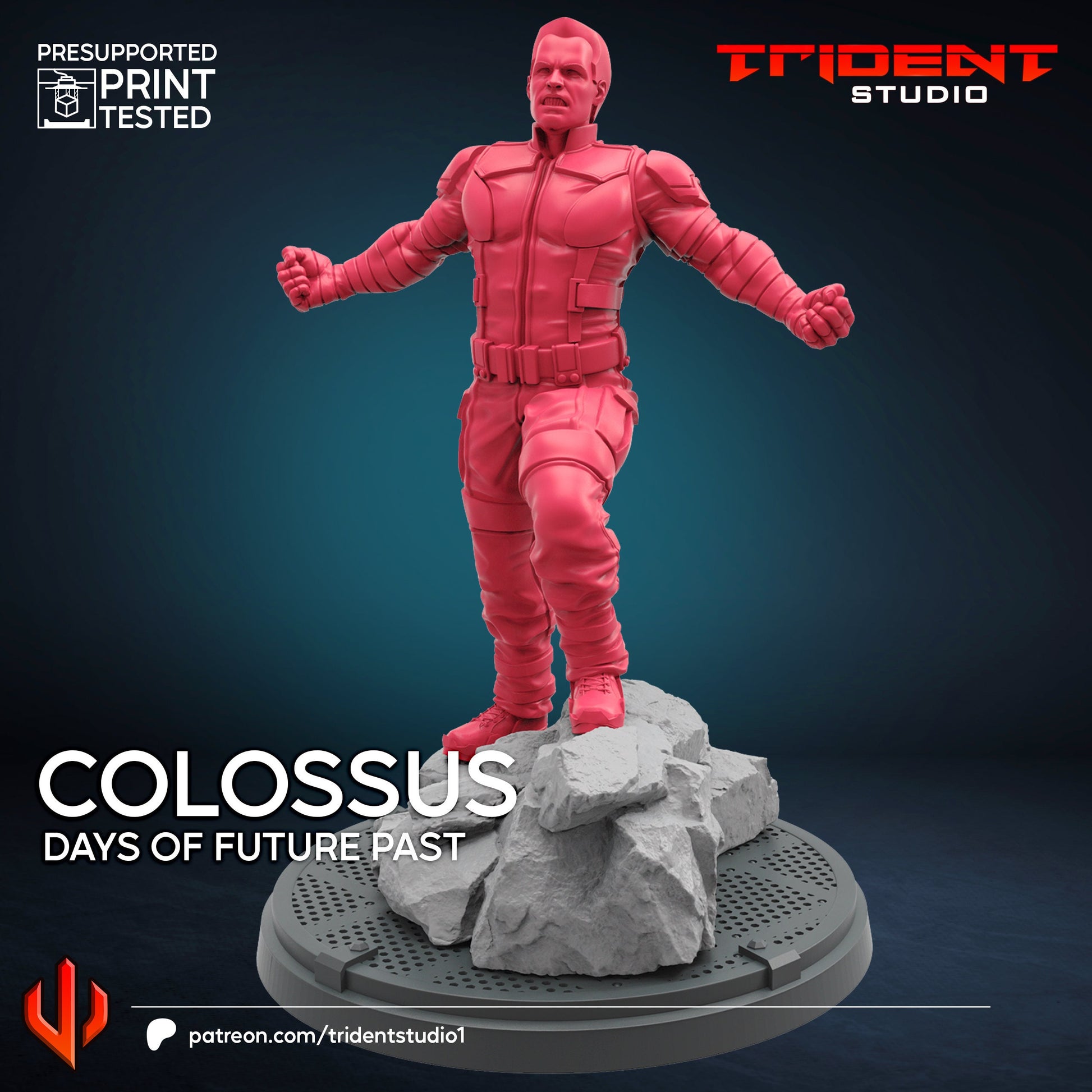 Colossus - Future Past (Fan art sculpted by Trident Studio) (Crisis Protocol Proxy/Alternative)