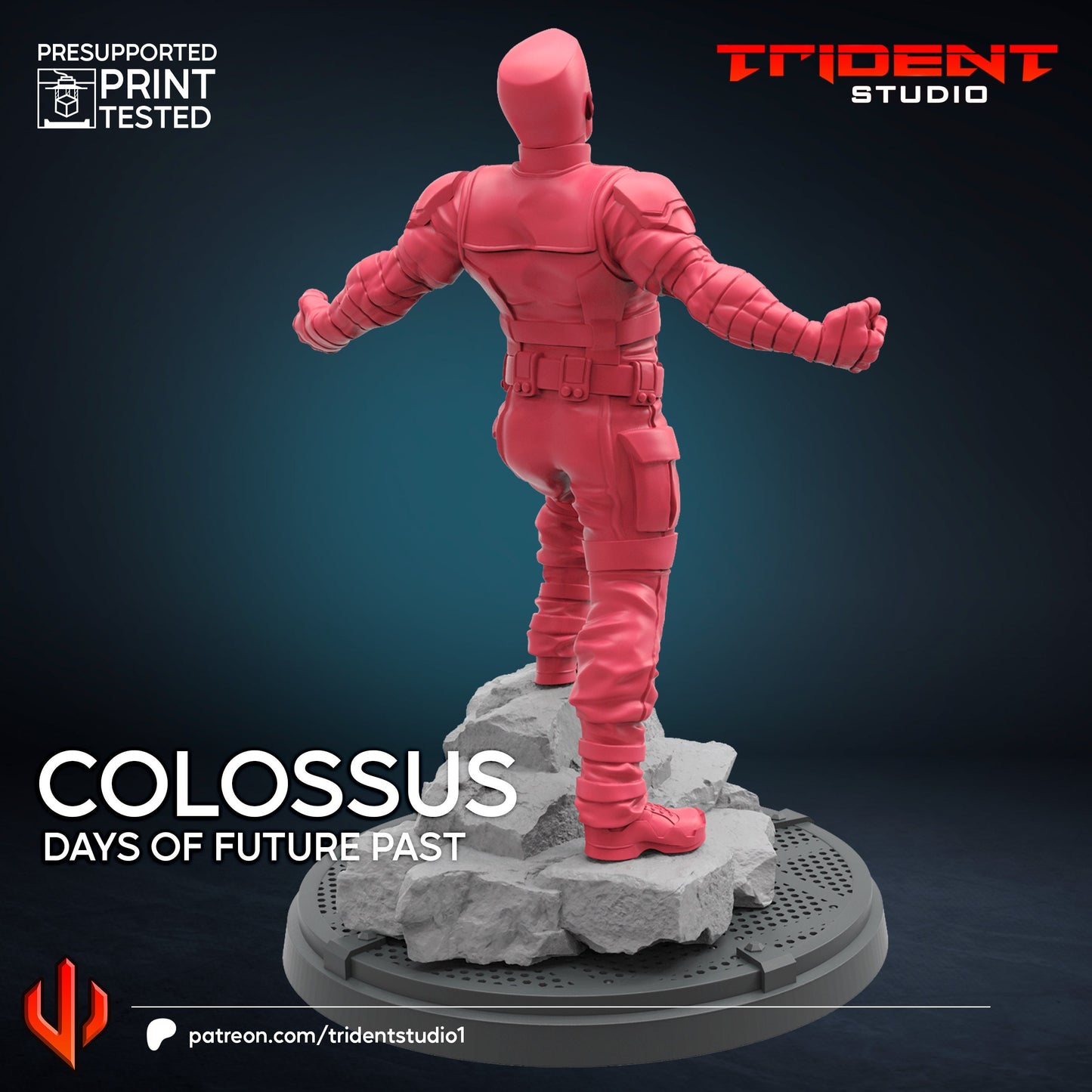 Colossus - Future Past (Fan art sculpted by Trident Studio) (Crisis Protocol Proxy/Alternative)