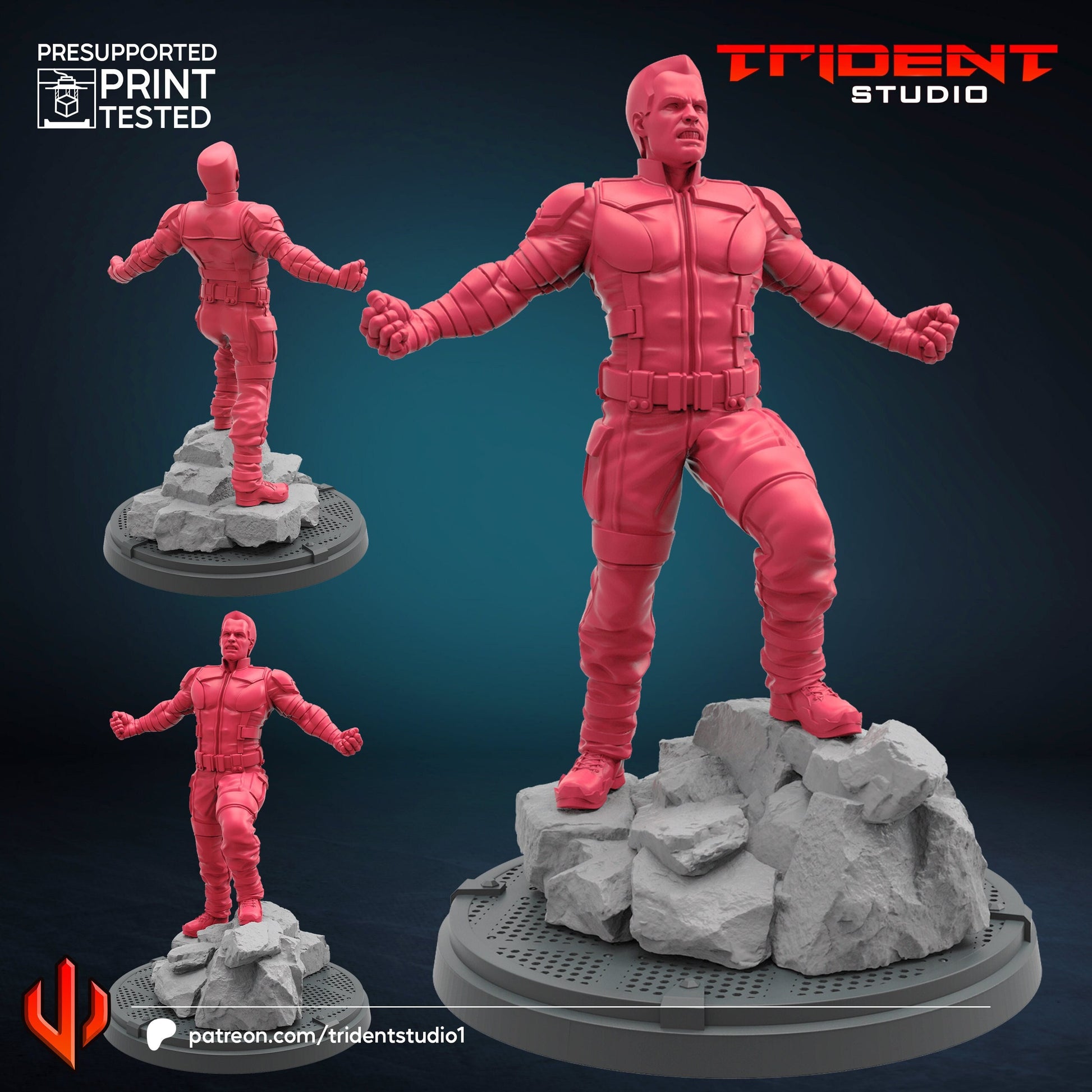 Colossus - Future Past (Fan art sculpted by Trident Studio) (Crisis Protocol Proxy/Alternative)