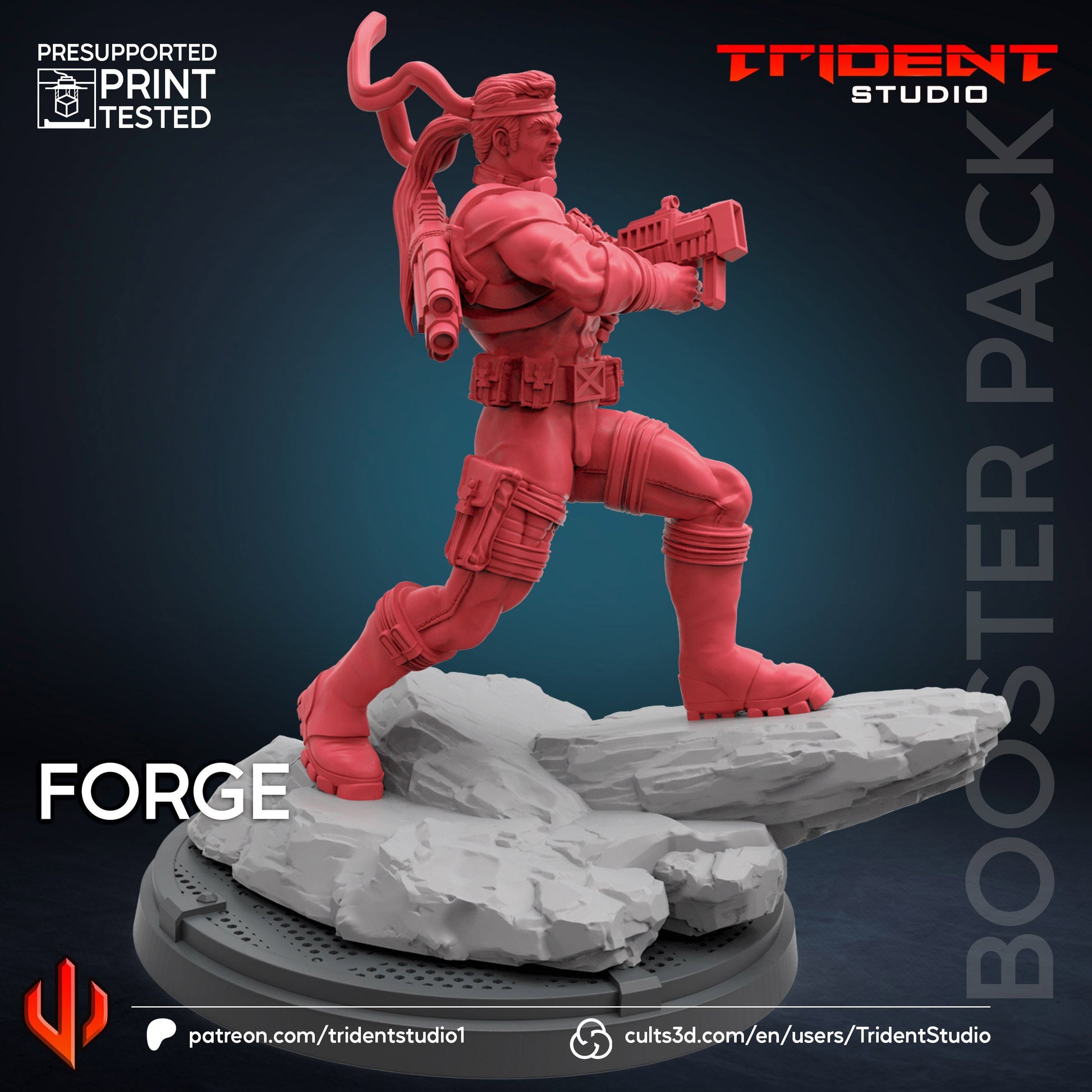 Forge (Fan art sculpted by Trident Studio) (Crisis Protocol Proxy/Alternative)