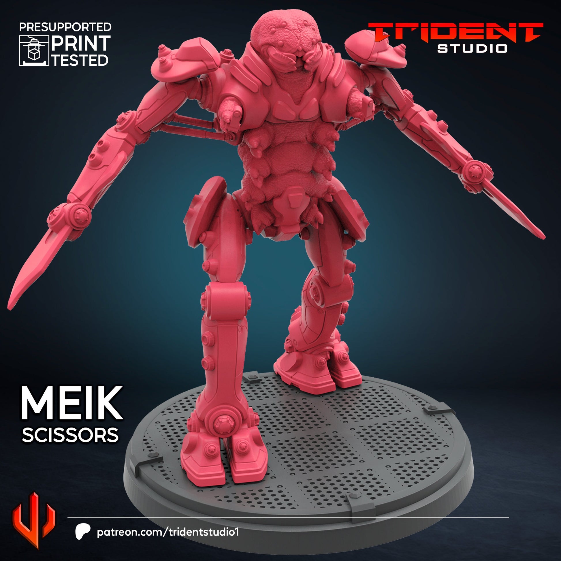 Meik Scissors (Fan art sculpted by Trident Studio) (Crisis Protocol Proxy/Alternative)