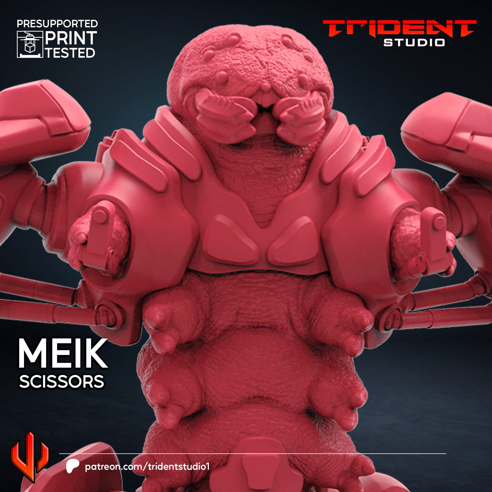 Meik Scissors (Fan art sculpted by Trident Studio) (Crisis Protocol Proxy/Alternative)