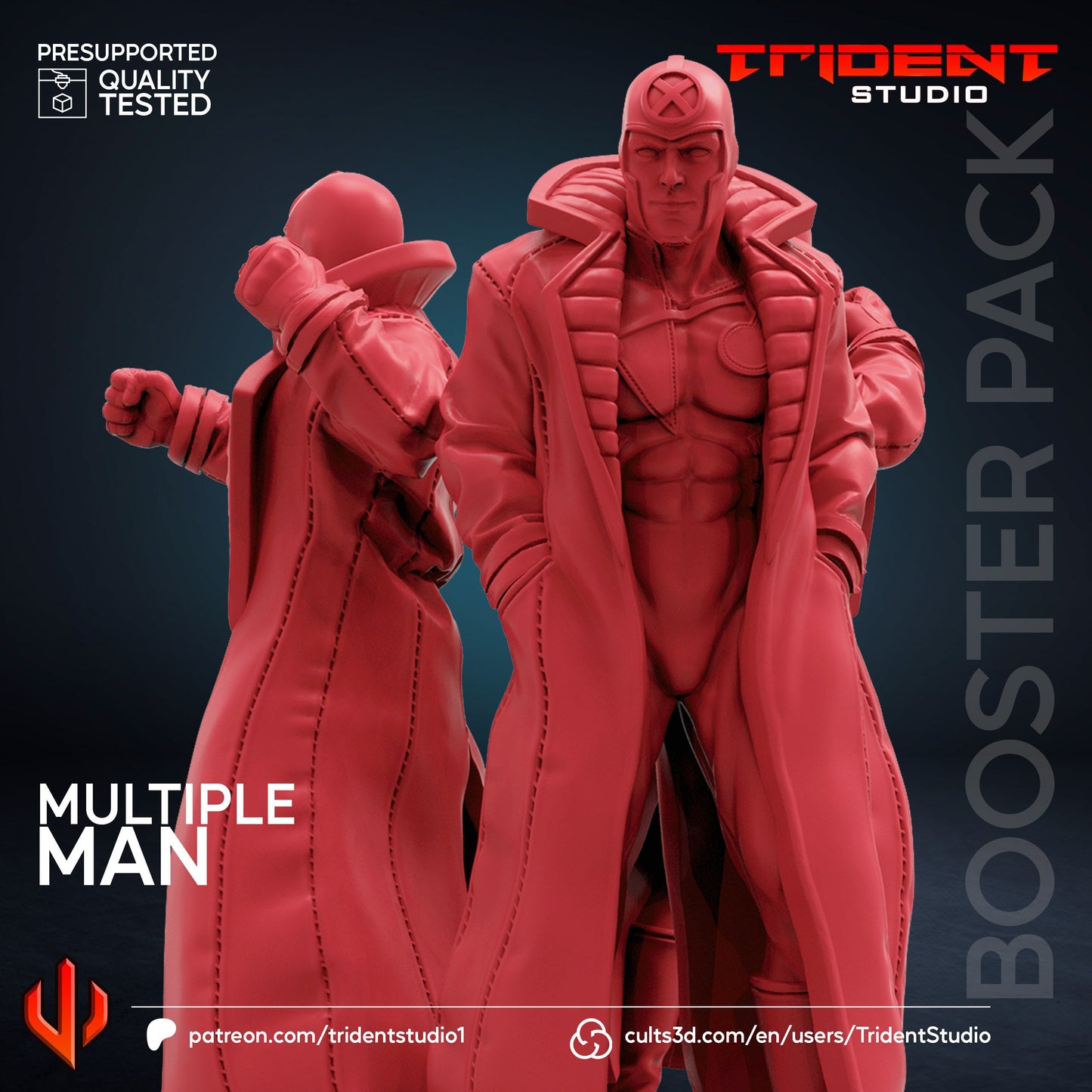 Multiple Man (Fan art sculpted by Trident Studio) (Crisis Protocol Proxy/Alternative)