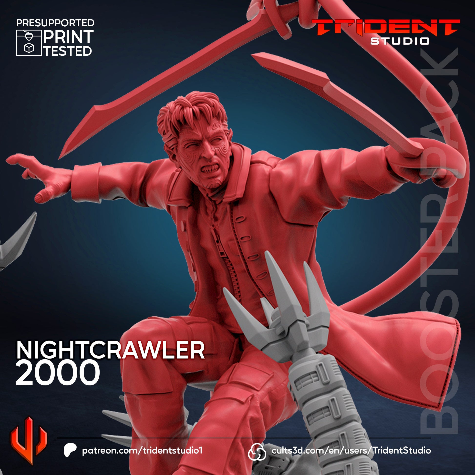 Nightcrawler 2000 (Fan art sculpted by Trident Studio) (Crisis Protocol Proxy/Alternative)