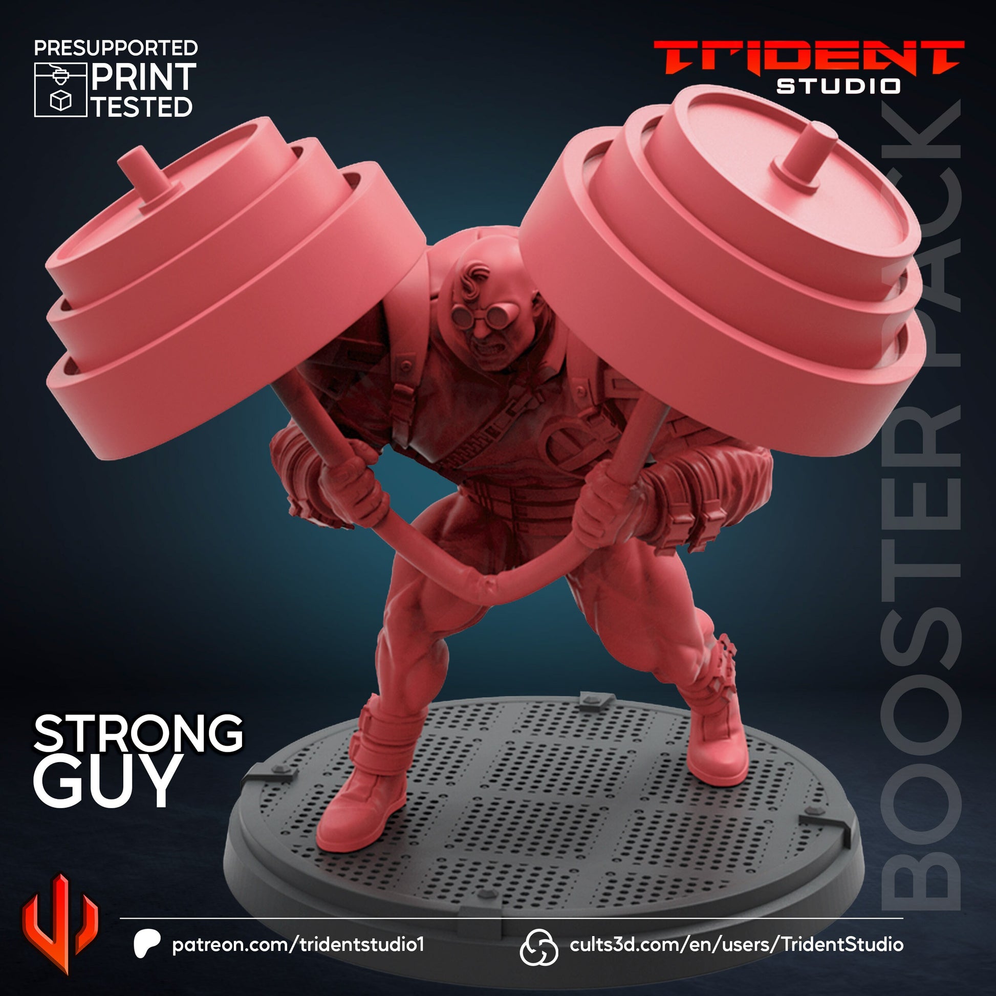 Strong Guy (Fan art sculpted by Trident Studio) (Crisis Protocol Proxy/Alternative)