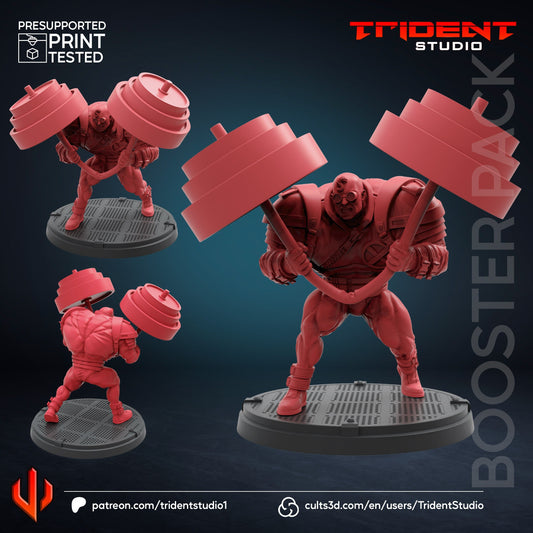 Strong Guy (Fan art sculpted by Trident Studio) (Crisis Protocol Proxy/Alternative)