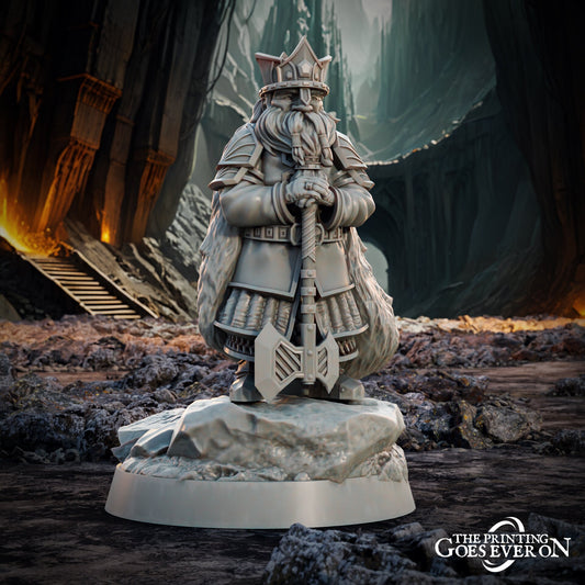 Dwarven King (sculpted by Print Goes Ever On)