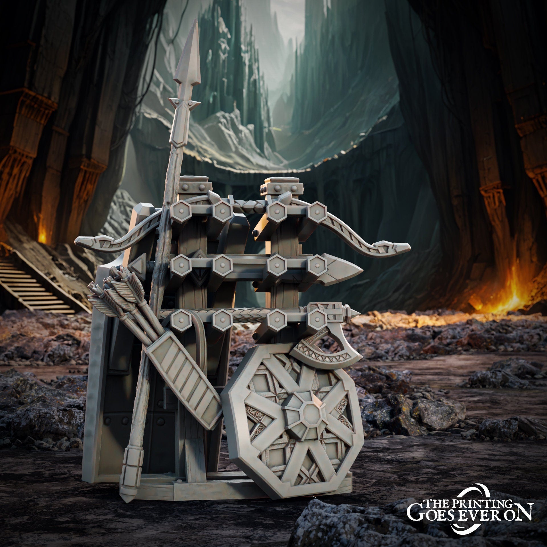 Dwarven Treasure (sculpted by Print Goes Ever On)