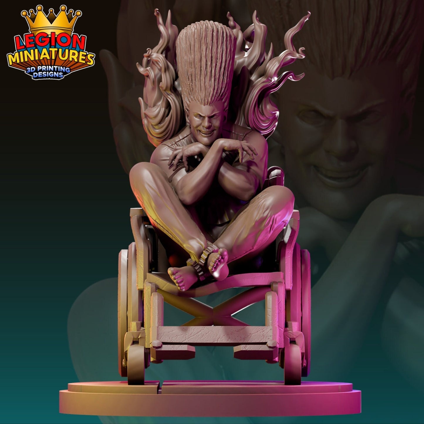 Legion Fan Art 40mm Miniature (Sculpted by Legion Miniatures) (Crisis Protocol Proxy/Alternative)
