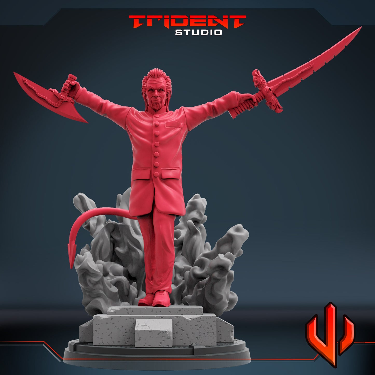 Azazel 1st Class (Fan art sculpted by Trident Studio) (Crisis Protocol Proxy/Alternative)