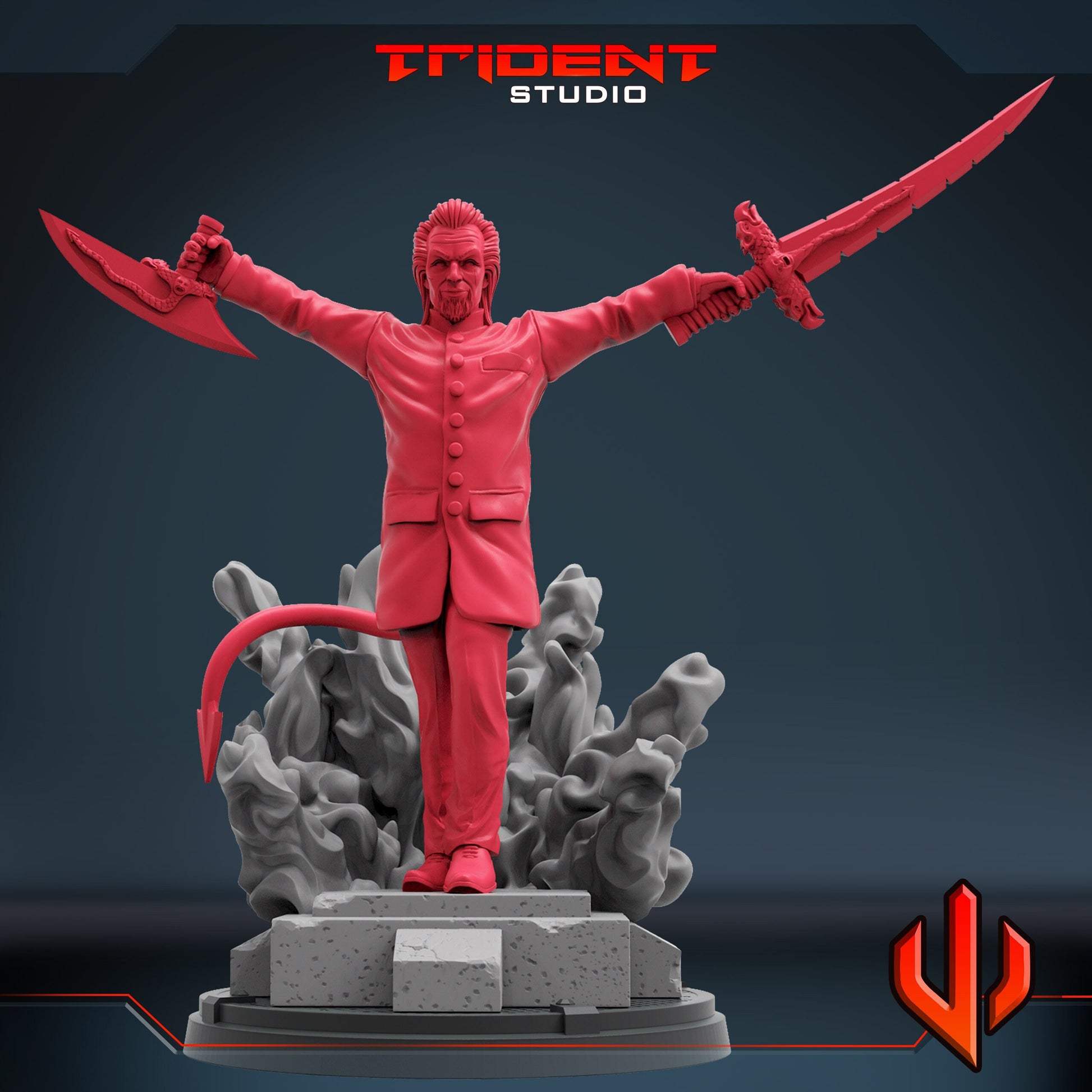 Azazel 1st Class (Fan art sculpted by Trident Studio) (Crisis Protocol Proxy/Alternative)