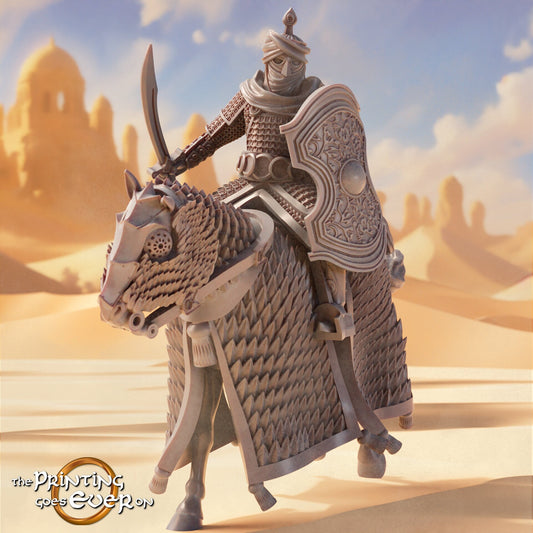 Easterner Cataphract A (sculpted by Print Goes Ever On)