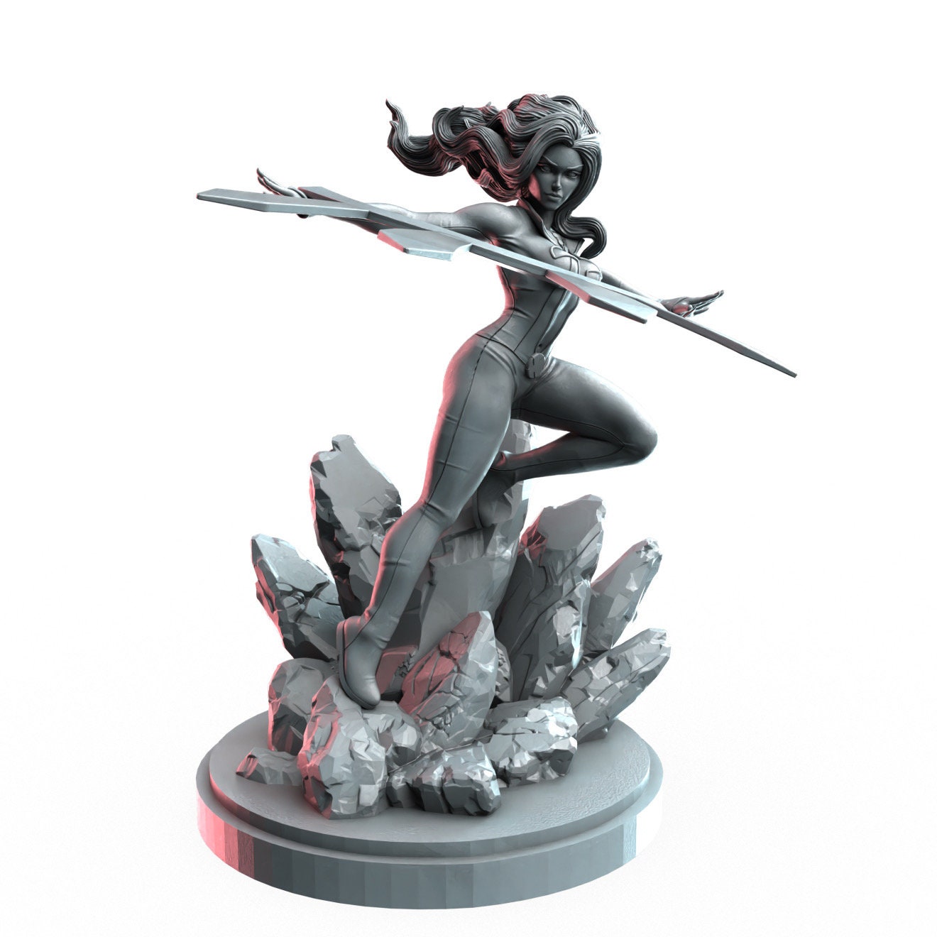 Light Flinger / Dagger 40mm miniature (sculpted by C27 collectibles) (Crisis Protocol Proxy/Alternative)