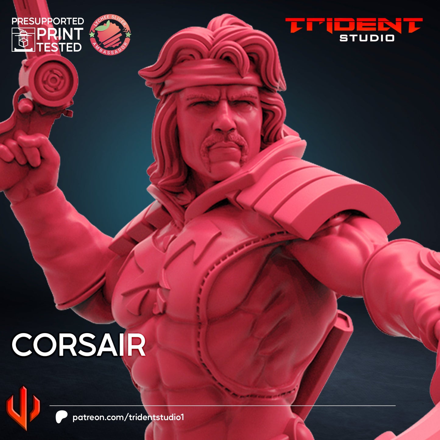 Corsair (Fan art sculpted by Trident Studio) (Crisis Protocol Proxy/Alternative)