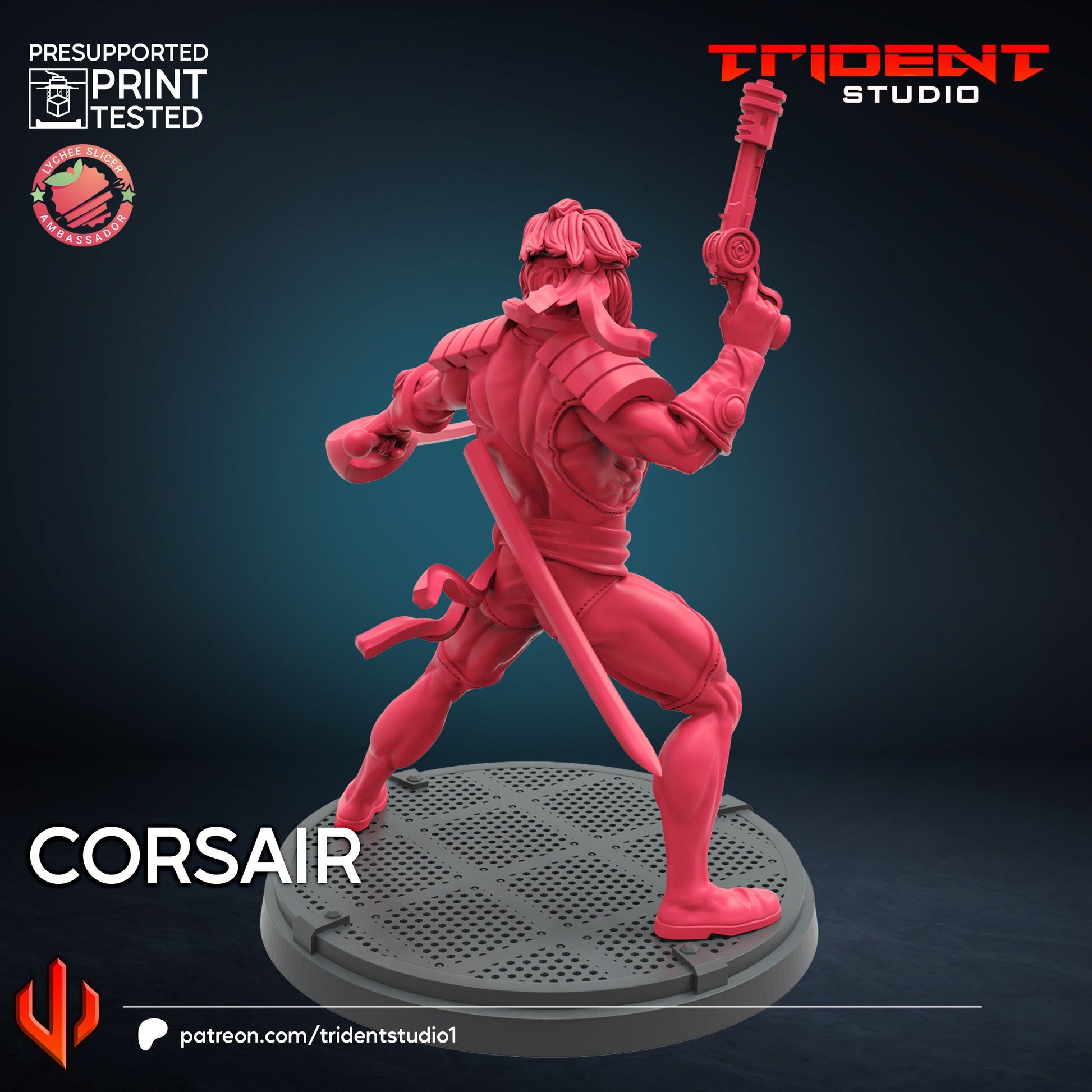 Corsair (Fan art sculpted by Trident Studio) (Crisis Protocol Proxy/Alternative)