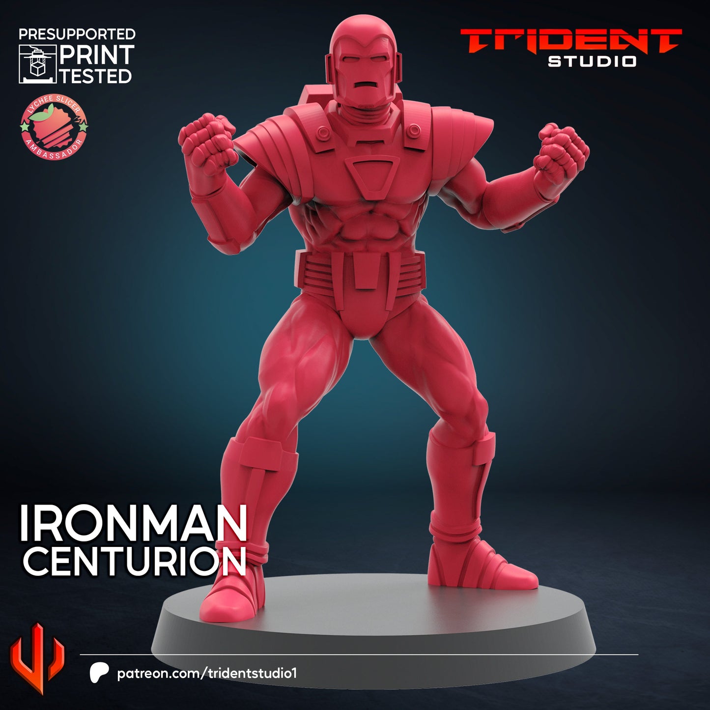 Iron Man - Centurion (Fan art sculpted by Trident Studio) (Crisis Protocol Proxy/Alternative)