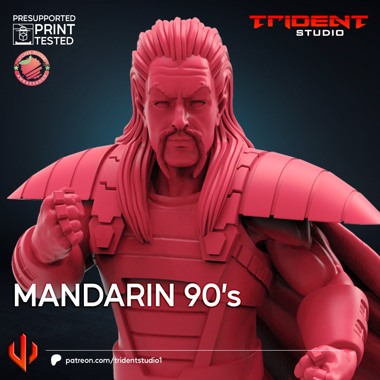 Mandarin - 90s (Fan art sculpted by Trident Studio) (Crisis Protocol Proxy/Alternative)