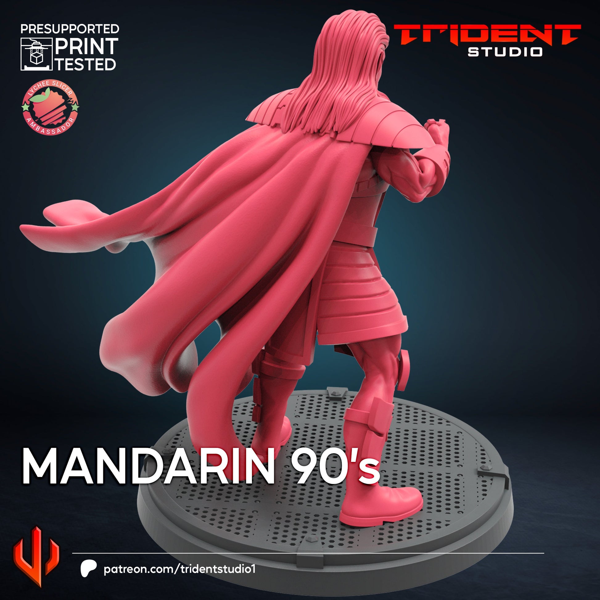 Mandarin - 90s (Fan art sculpted by Trident Studio) (Crisis Protocol Proxy/Alternative)