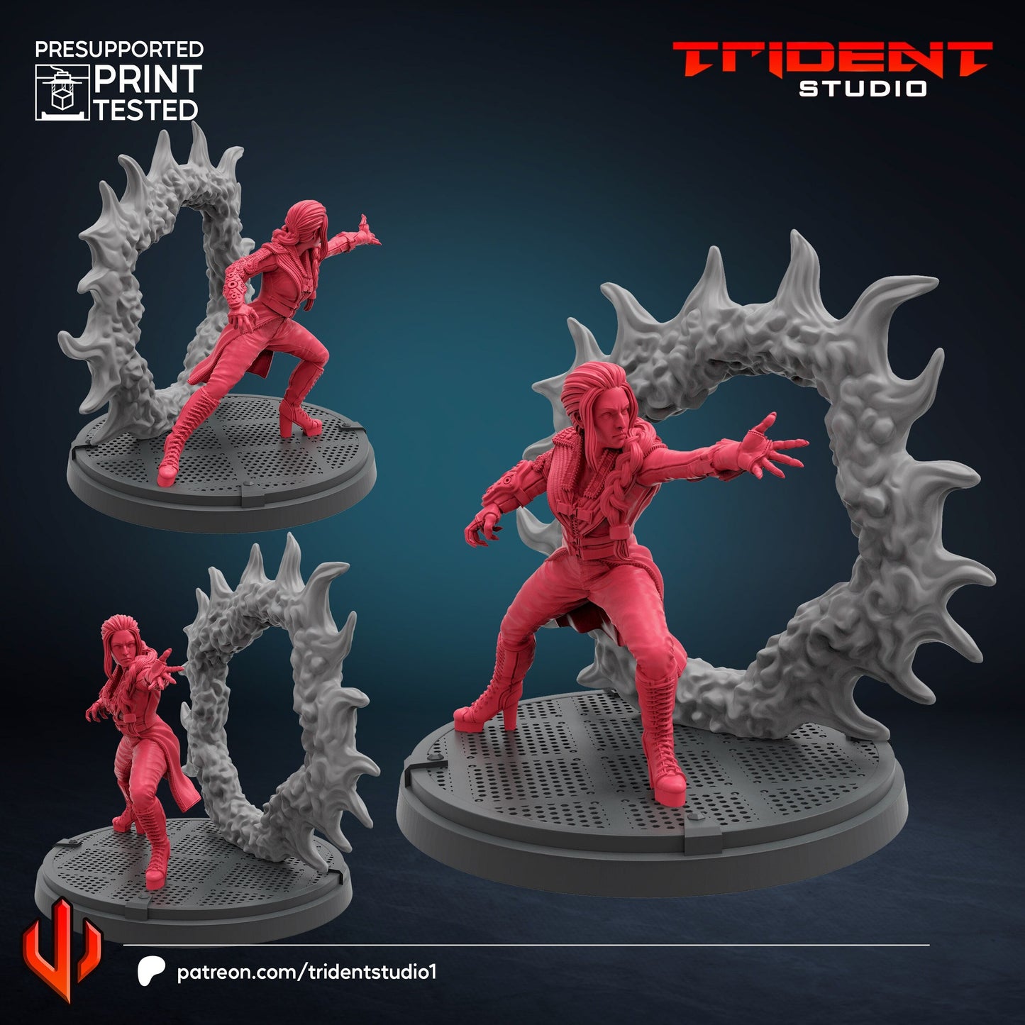 Blink - Future Past (Fan art sculpted by Trident Studio) (Crisis Protocol Proxy/Alternative)