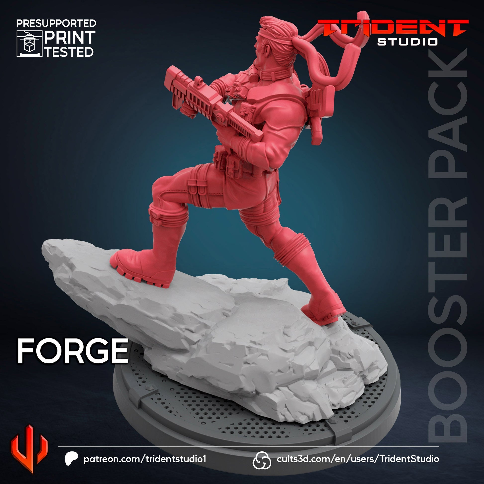 Forge (Fan art sculpted by Trident Studio) (Crisis Protocol Proxy/Alternative)