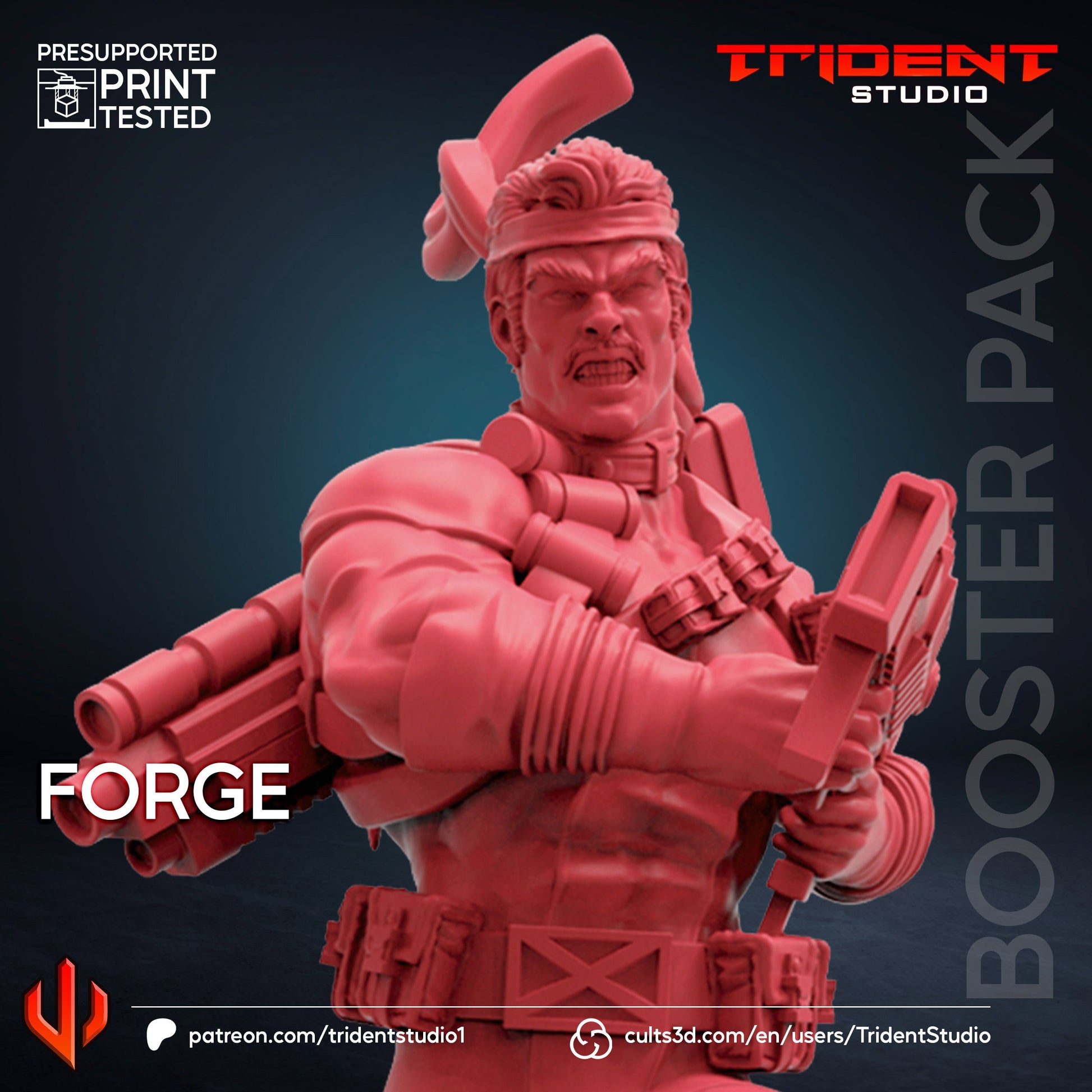 Forge (Fan art sculpted by Trident Studio) (Crisis Protocol Proxy/Alternative)