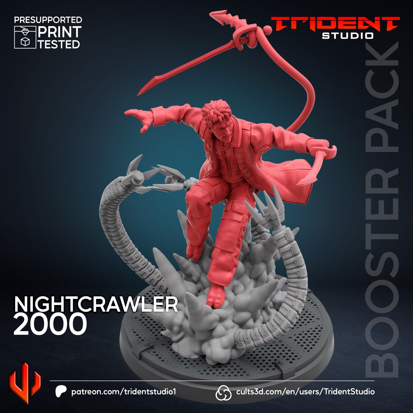 Nightcrawler 2000 (Fan art sculpted by Trident Studio) (Crisis Protocol Proxy/Alternative)