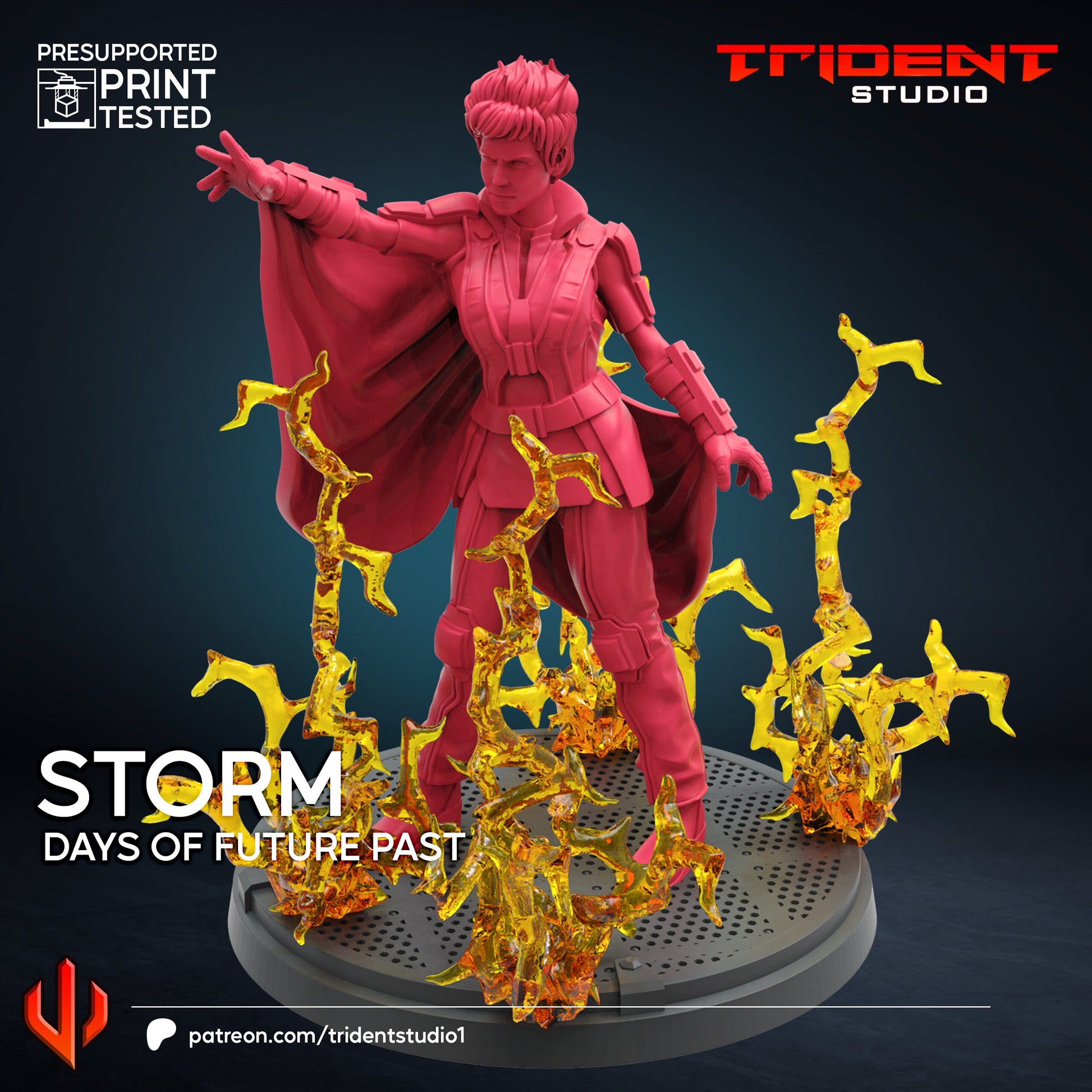 Storm - Future Past (Fan art sculpted by Trident Studio) (Crisis Protocol Proxy/Alternative)