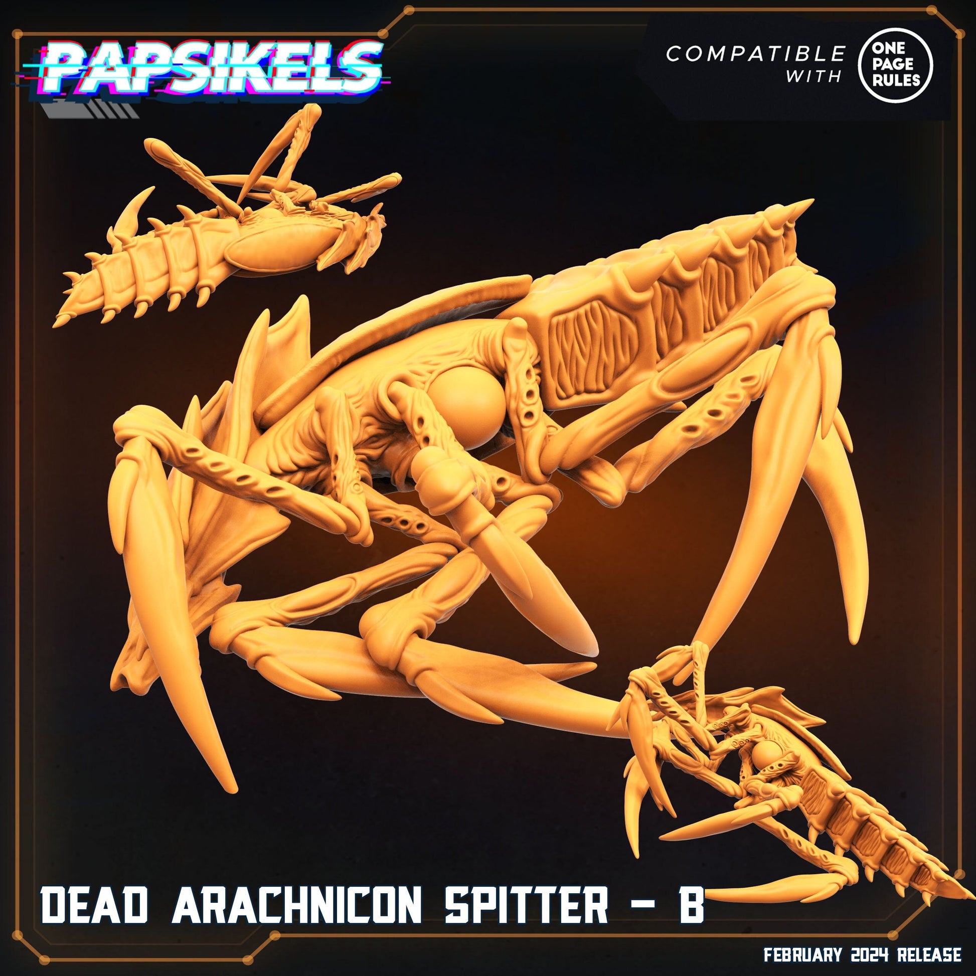 Dead Arachnicon Spitter - B (sculpted by Papsikels)