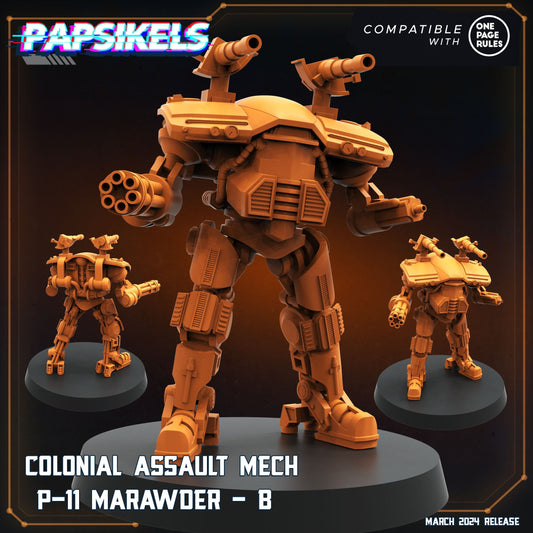 Colonial Assault Mech P-11 Marawder - B (sculpted by Papsikels)