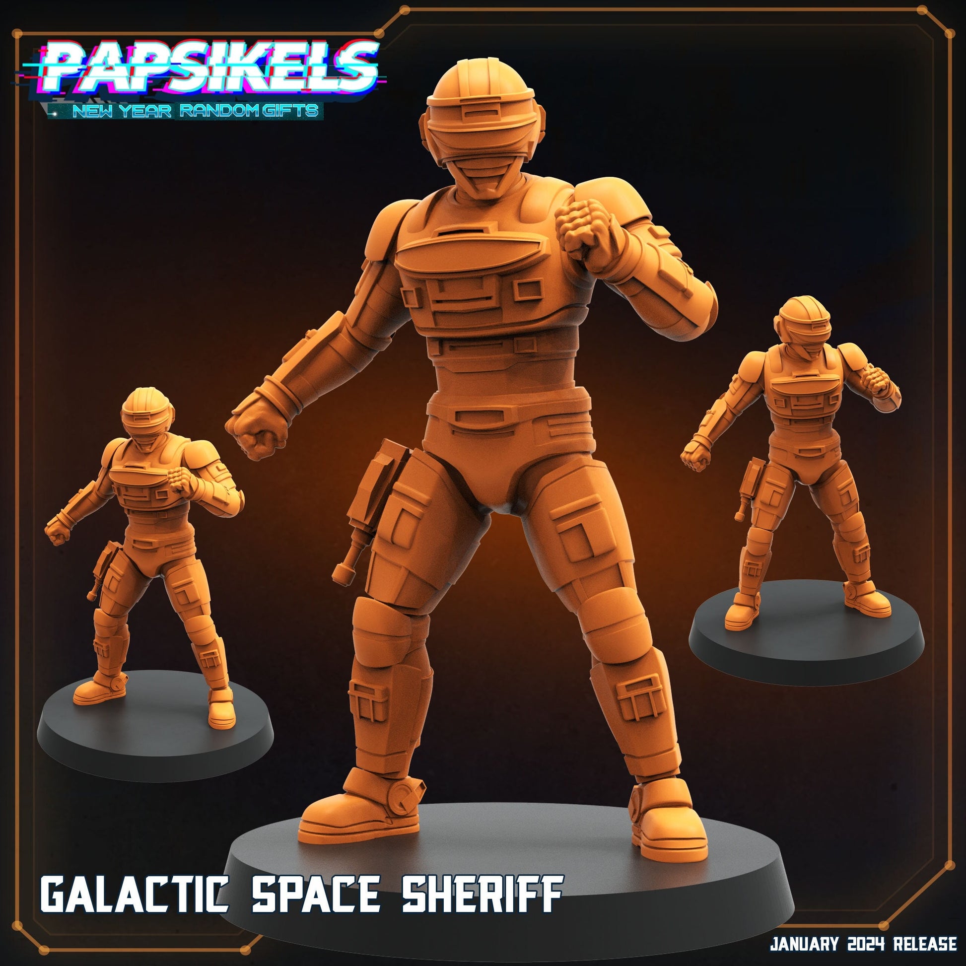 Galactic Space Sheriff (sculpted by Papsikels)