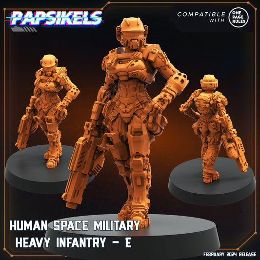 Colonial Space Military Heavy Infantry E (sculpted by Papsikels)