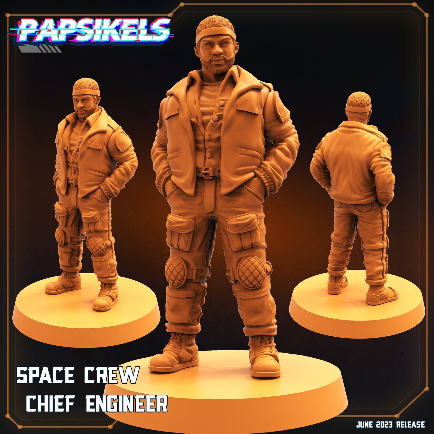 Space Crew - Chief Engineer (sculpted by Papsikels)