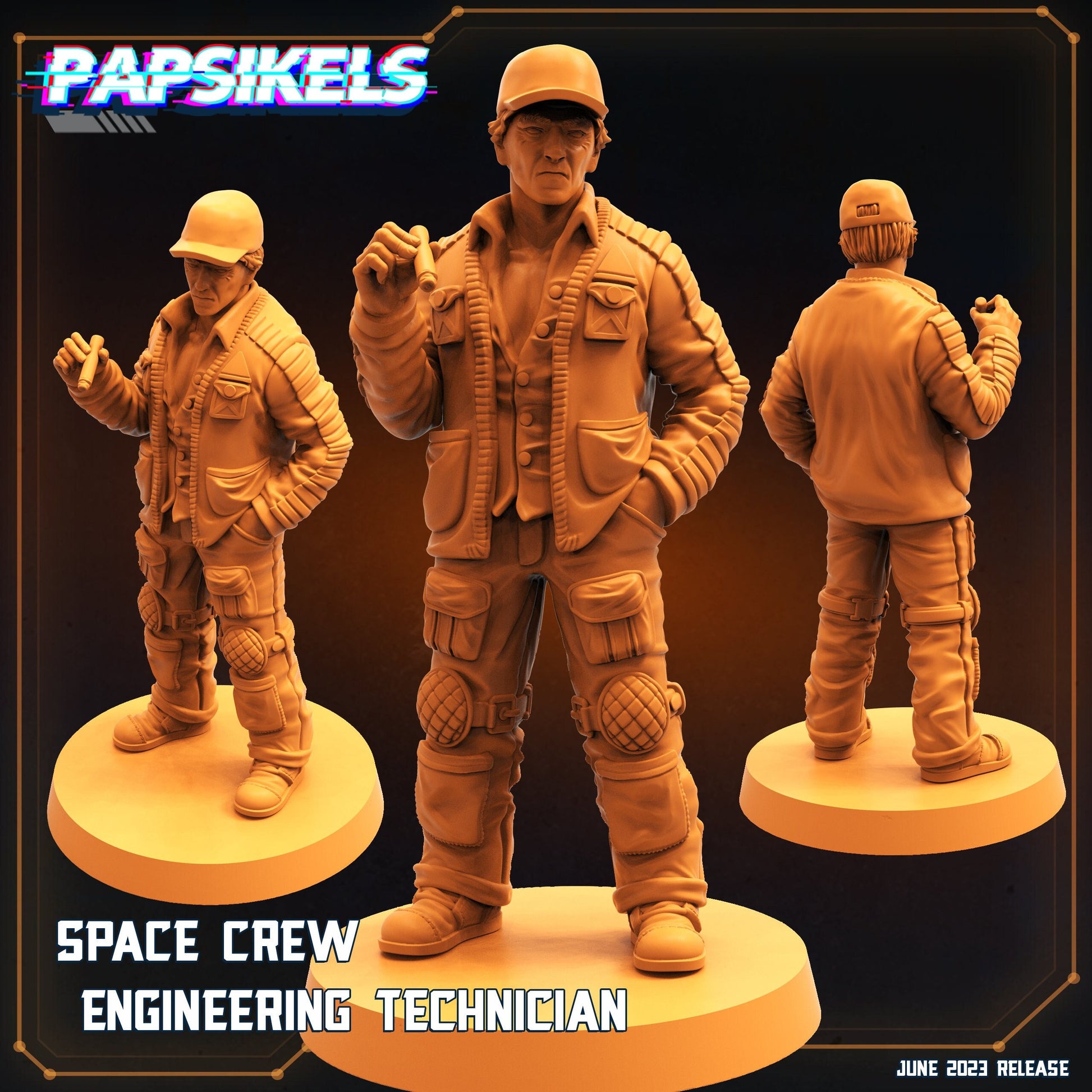 Space Crew - Engineering Technician (sculpted by Papsikels)