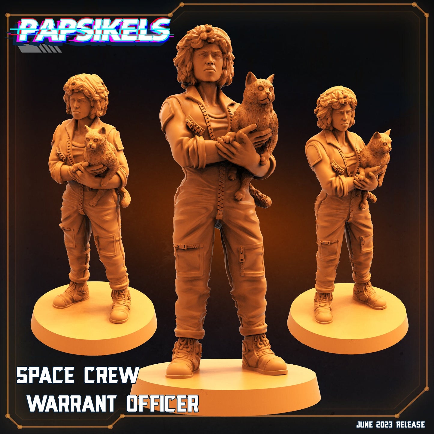 Space Crew - Warrant Officer (sculpted by Papsikels)