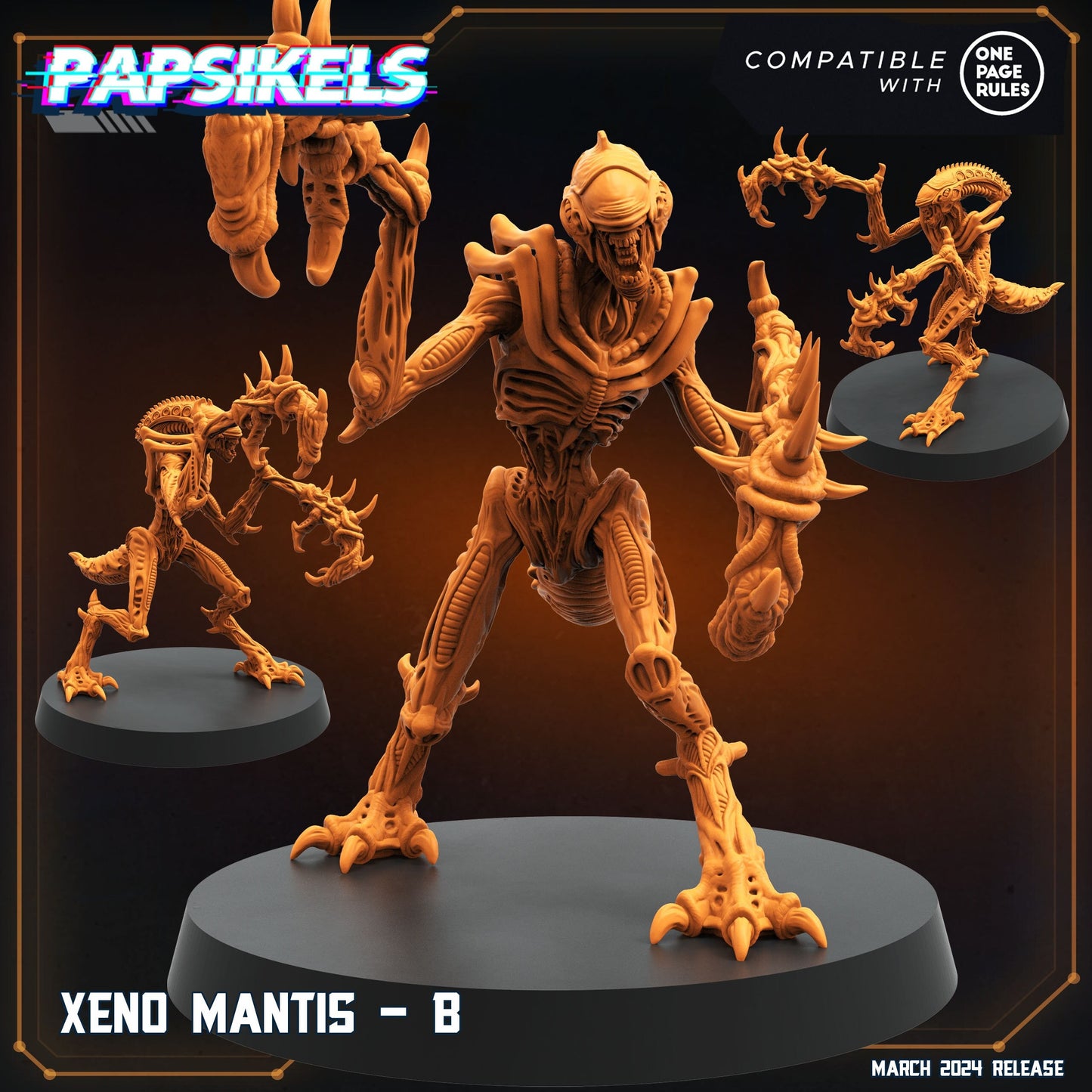 Xeno Mantis B (sculpted by Papsikels)