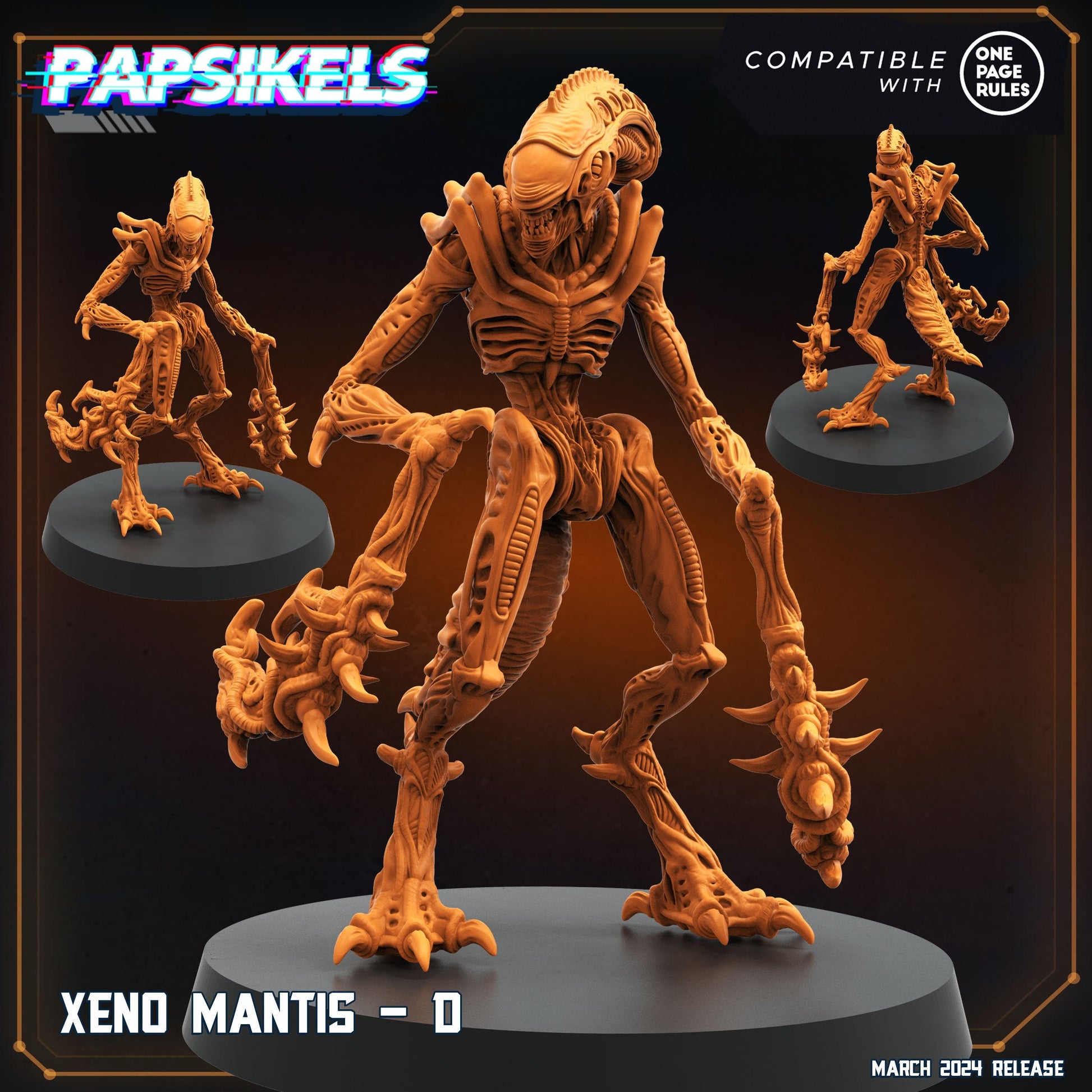 Xeno Mantis D (sculpted by Papsikels)