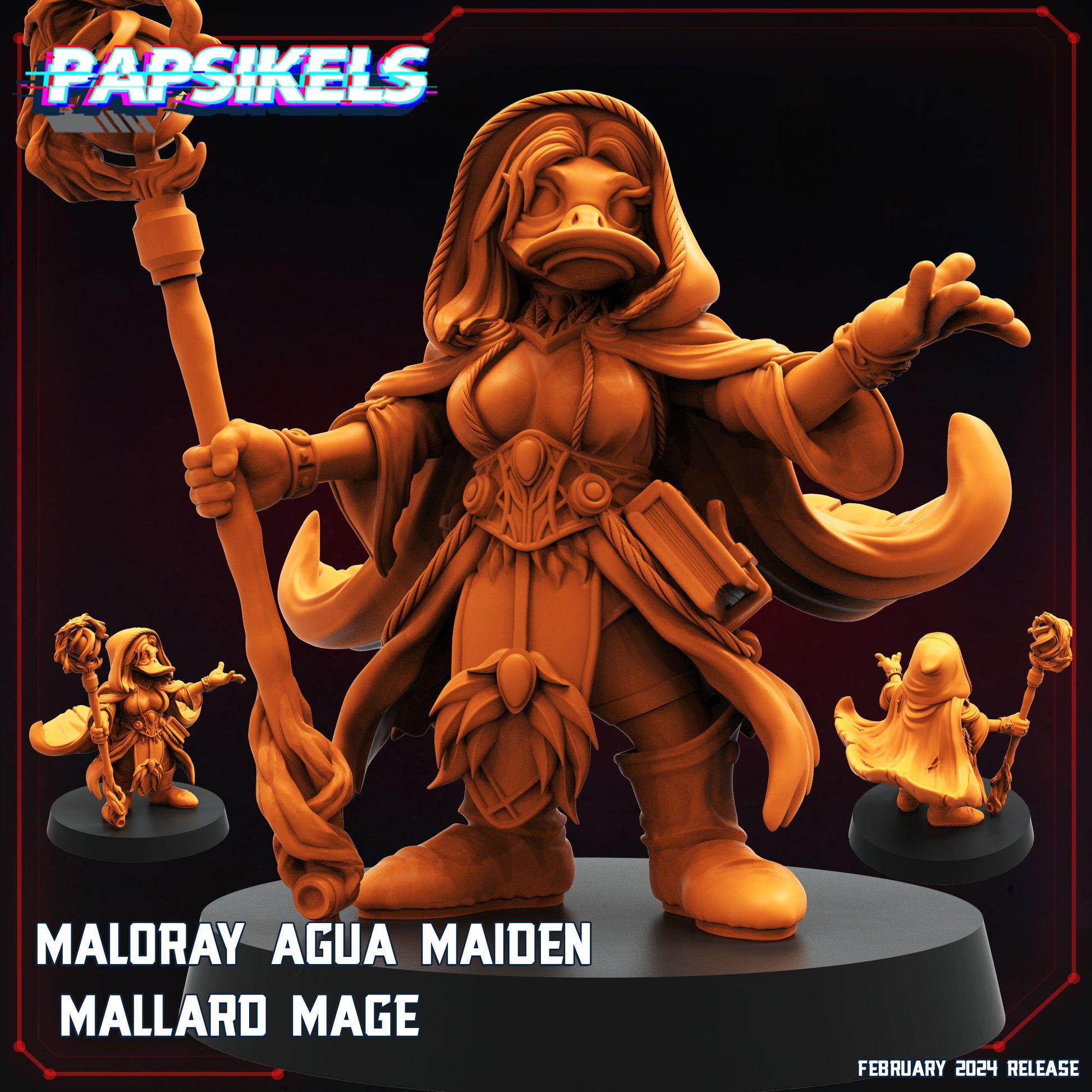 Maloray Agua Maiden - Mallard Mage (sculpted by Papsikels)