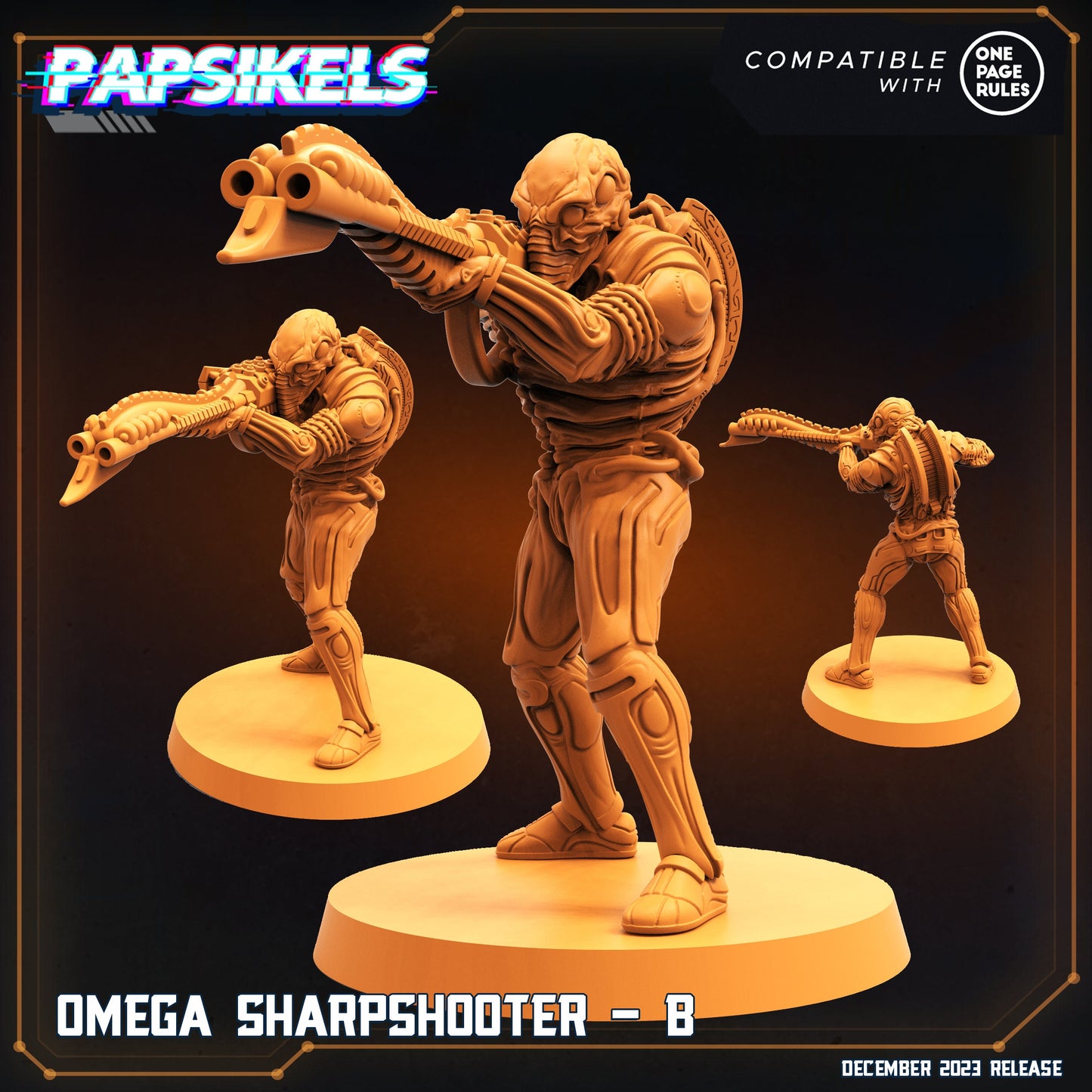 Omega Sharpshooters (sculpted by Papsikels)