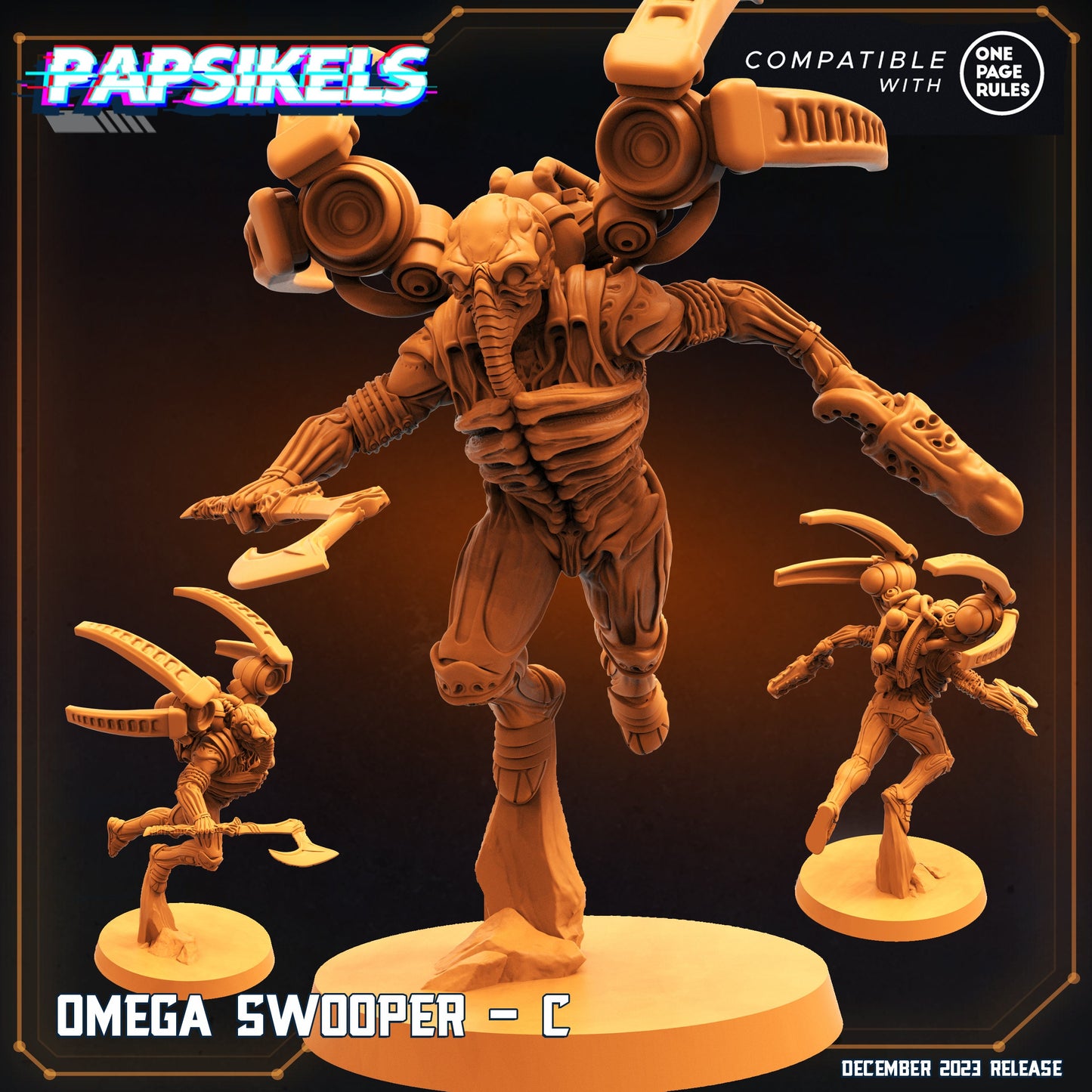 Omega Swoopers (sculpted by Papsikels)