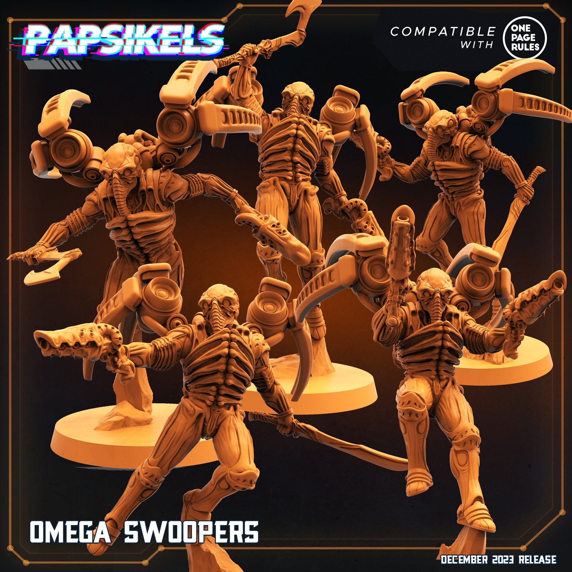 Omega Swoopers (sculpted by Papsikels)