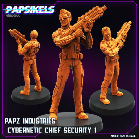 Papz Industries Cybernetic Chief Security 1 (sculpted by Papsikels)