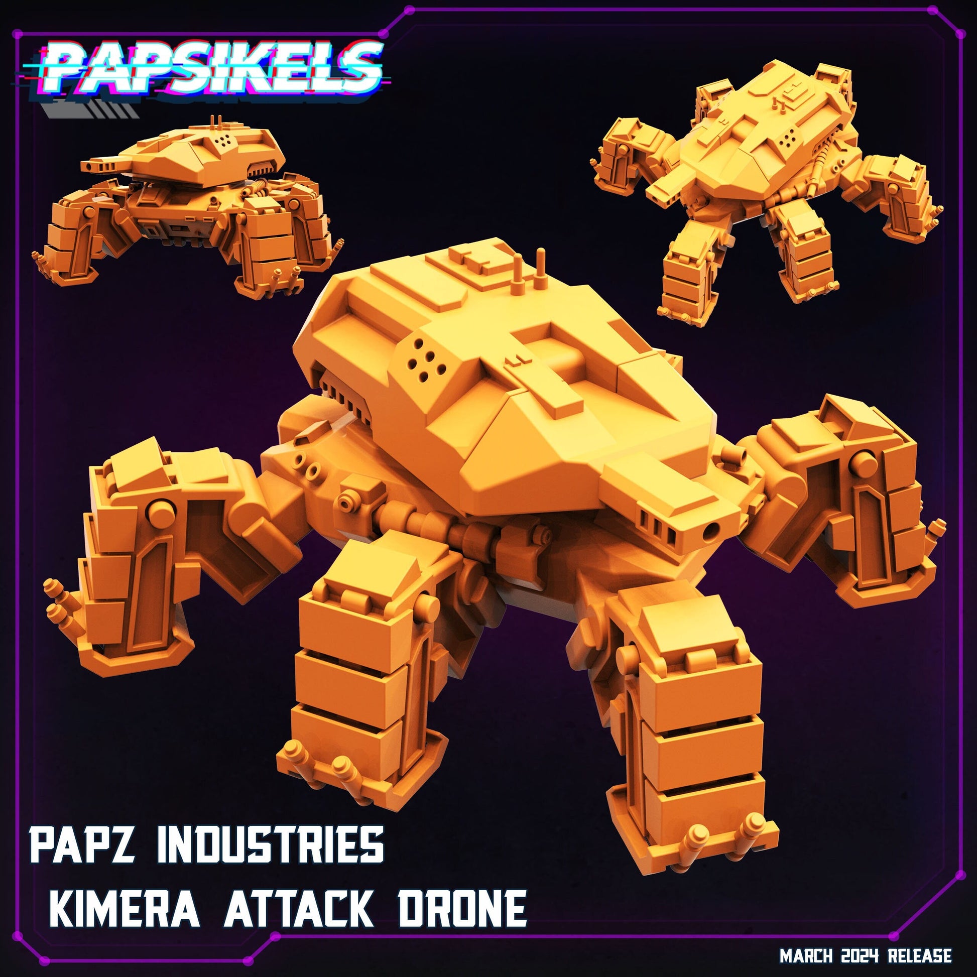 Papz Industries Kimera Attack Drone (sculpted by Papsikels)