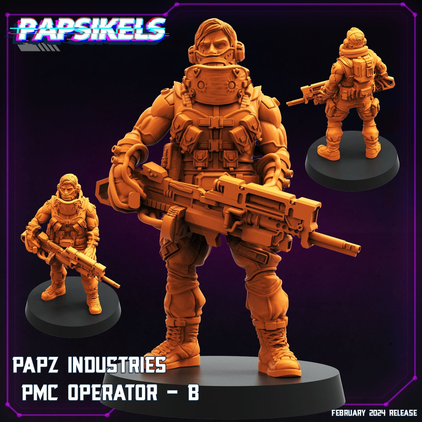 Papz Industries PMC Operator - B (sculpted by Papsikels)