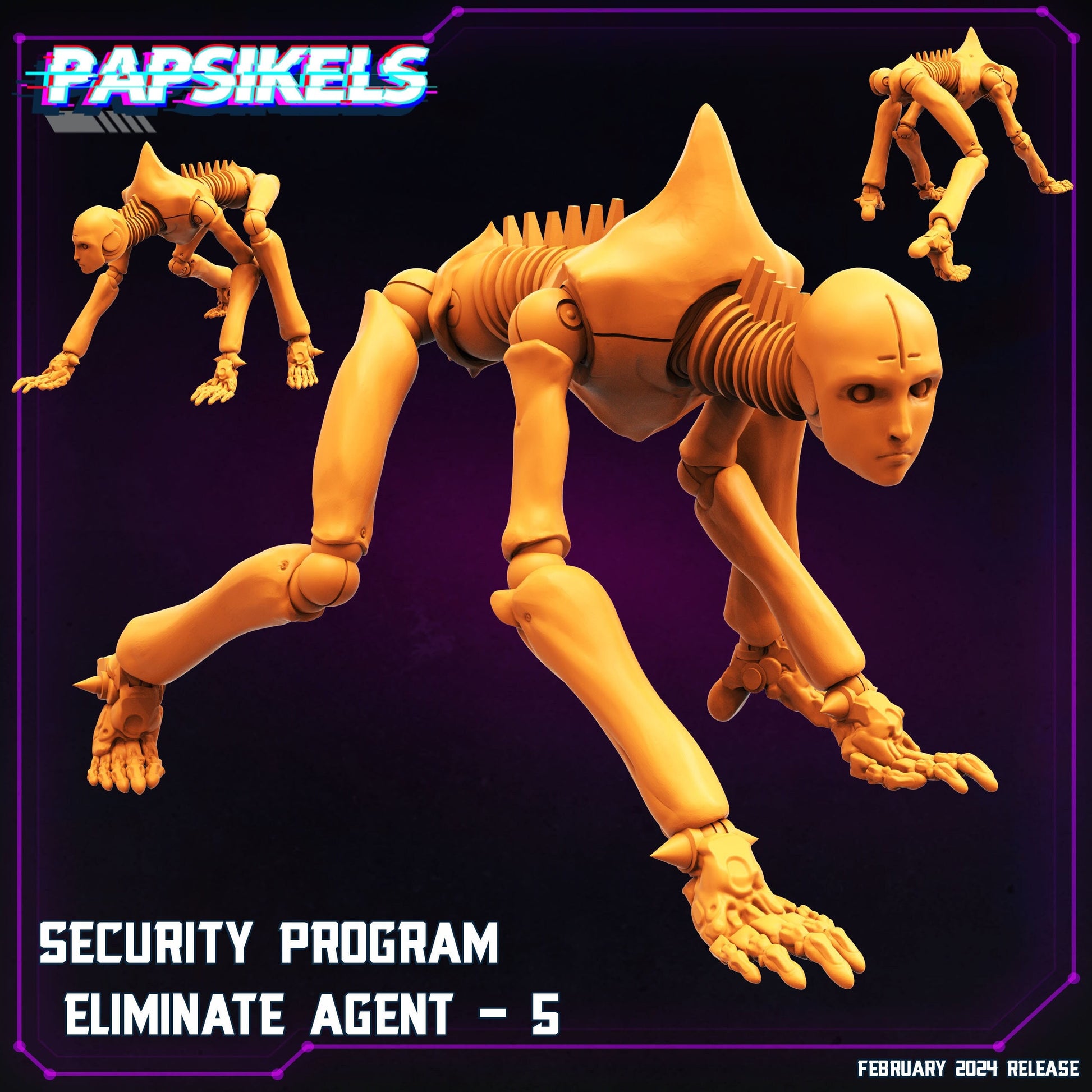 Security Program Eliminate Agent - 5 (sculpted by Papsikels)