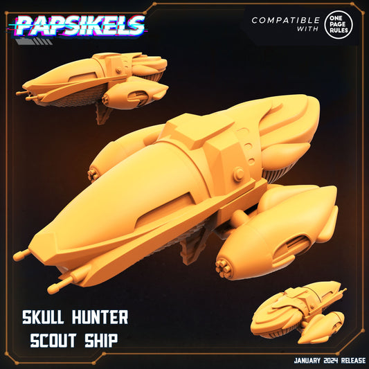 Skull Hunter Scout Ship (sculpted by Papsikels)